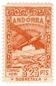 (I.B) Andorra Postal : Air Mail 3.25P