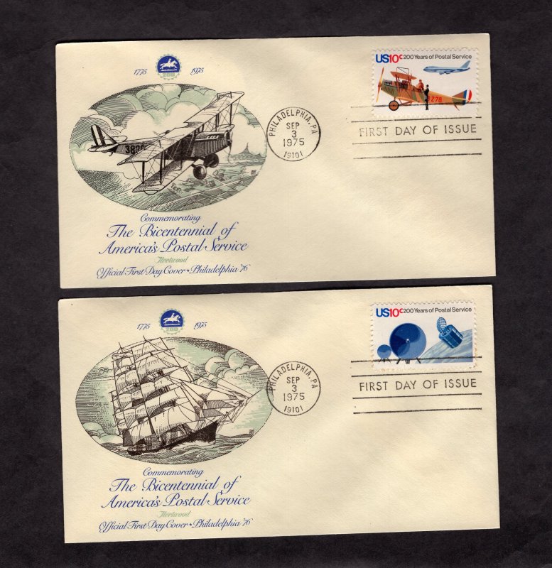 1572-1575 USPS Bicentennial, set/4 FDC Fleetwood