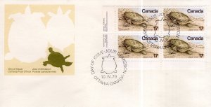 Canada; 1979: Sc.# 813: Soft shelled turtle FDC