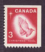 Canada #451 Christmas - Praying Hands mint single