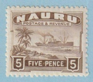 NAURU 24a GLAZED PAPER  MINT HINGED OG * NO FAULTS EXTRA FINE! - NCT 