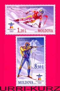 MOLDOVA 2010 Sport XXI Olympic Games Vancouver Canada Biathlon Slalom 2v 660-661