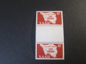 Germany SAAR 1948 Sc 201 pair MNH