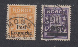 Norway - 1929 - SC 143-44 - Used - High values