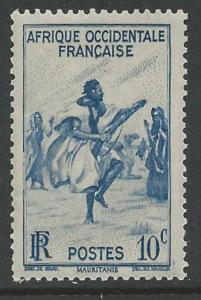 French West Africa # 36  Rifle Dance  (1) Unused VLH