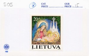 LITHUANIA  505   MNH