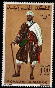 Morocco Scott 205 MNH** man with cane stamp perf 15