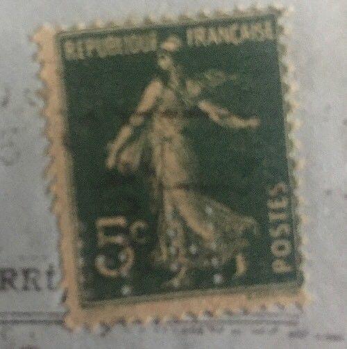 1930s Paris France Commercial Cover Perfin Stamp Valvoline Factory Furniture