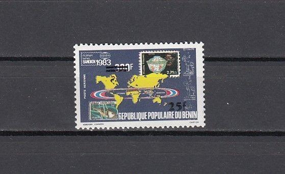 Benin, Scott Cat. C322. Bangkok Briefmarke Exposition, Surcharged Ausgabe