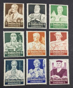 MOMEN: GERMANY SC #B59-B67 1934 MINT OG NH LOT #62794