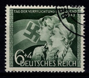 Germany 1943 Youth Dedication Day, 6pf + 4pf [Used]