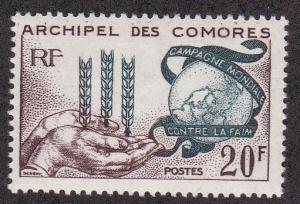 Comoros Isl. # 54 Freedom from Hunger, Mint H, 1/2 Cat.