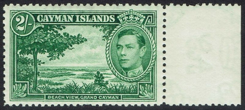 CAYMAN ISLANDS 1938 KGVI BEACH VIEW 2/- MNH **