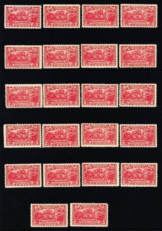644, Mint VF Wholesale Group of 22 Stamps CV $115.50 - Stuart Katz