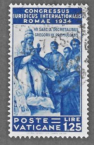 Vatican (1935) - Scott # 46,  Used