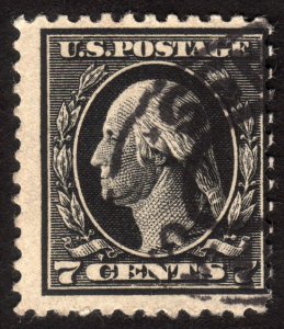 1917, US 7c, Washington, Used, Sc 507