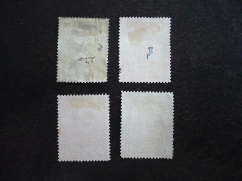 Stamps - Newfoundland - Scott# 115-118 - Used Part Set of 4 Stamps