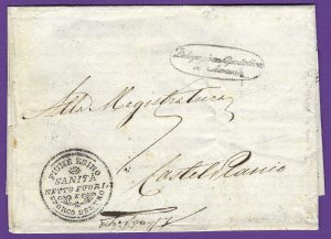 1836 Papal States / Italy FLS, APOSTOLIC DELEGATION in ANCONA Cachet, MUCH MORE!