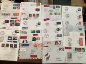 Switzerland postal  covers  27 items Ref A2205