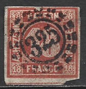 COLLECTION LOT 21711 GERMANY BAVARIA #14 1862 CV+$140