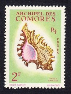 Comoro Is. Sea Shell 'Murex ramosus' 2f 1962 MNH SC#50 SG#25 MI#44