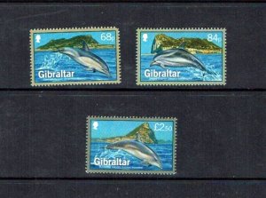 Gibraltar: 2014, Dolphins  MNH set.
