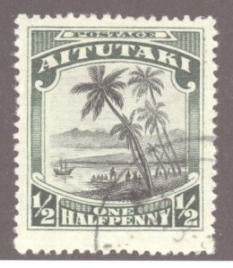 Aitutaki, Sc #34, Used