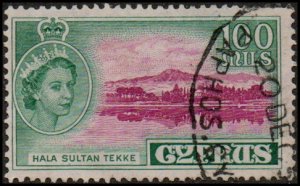 Cyprus 179 - Used - 100m Hala Sultan Tekke (1955) (cv $0.60) +