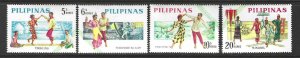 Philippines 889-892 Mint Complete set SC: $1.60