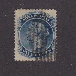 NOVA SCOTIA (ns) # 9-13 VF-USED QUEEN VICTORIA ISSUES CAT VALUE $120