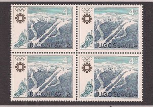 YUGOSLAVIA SC# 1646 B/4  FVF/M0G  1983