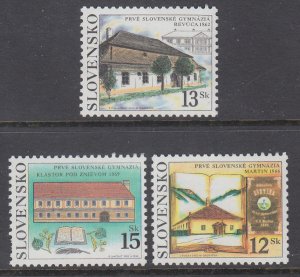 Slovakia 398-400 Architecture MNH VF