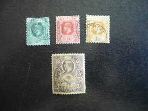 Stamps - Sierra Leone - Scott# 103-105,108 - Used Part Set of 4 Stamps