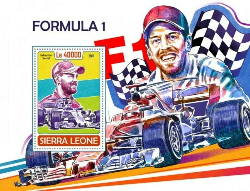 Sierra Leone - 2017 Formula 1 Racers - Stamp Souvenir Sheet SRL171014b