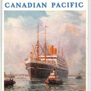 CANADA USA CHINA GB Hants Card CANADIAN PACIFIC *BOURNEMOUTH* AGENT Advert PF234