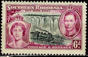 Southern Rhodesia; 1937: Sc. # 41: */+MLH Single Stamp