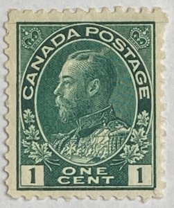 CANADA 1911-1925 #104 King George V 'Admiral' Issue - MH (CV 25$ +)