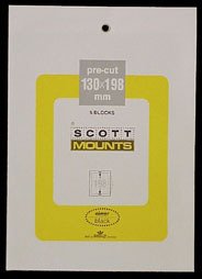 Scott Mounts Black, 130/198  mm (pkg 5) 00999B