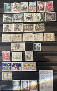 Sweden MNH Selection #755//989- SCV=$17.50
