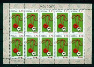 Art Artesian Moldova MNH stamp set 3 sheets