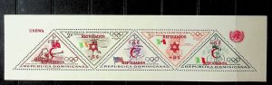 DOMINICAN REP. Sc B20(NOTE) NH S/S OF 1958 - OLYMPICS - (CT5)