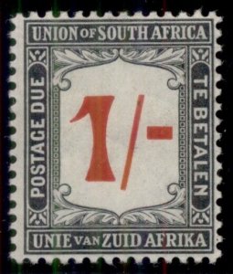 SOUTH AFRICA #J7 1sh Postage Due, high value in set, og, VLH, VF, Scott $77.50