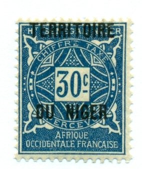 Niger 1921 #J5 MH SCV(2022) = $0.75