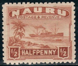 Nauru  #17  Mint H CV $2.25