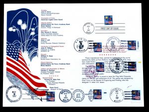 US #2276 FDC USPS Folder with 8 Stamps & 8 Different FDC Cancels.