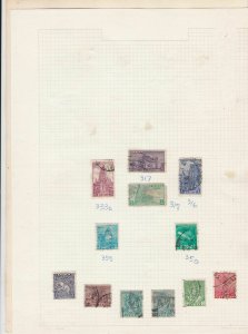 India Stamps on Page  Ref 33189