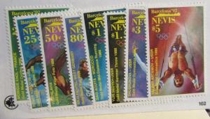 NEVIS Sc #708-15 ** MNH, Olympics set, postage stamps Fine +