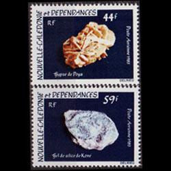 NEW CALEDONIA 1983 - Scott# C187-8 Minerals Set of 2 NH