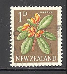 New Zealand 334 used SCV $ 0.25 (RS)