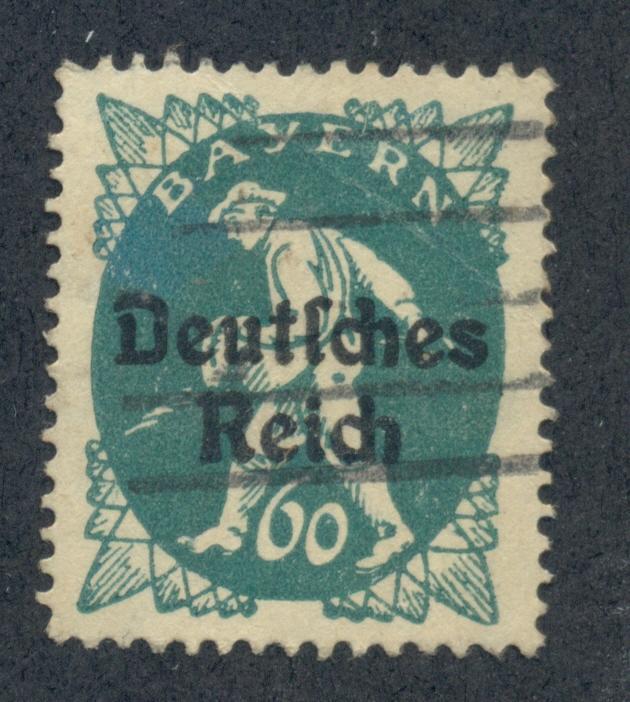 GERMAN STATES - BAVARIA SC# 263 VF U 1920